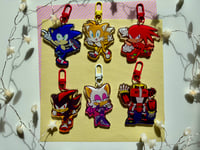 Image 2 of [PREODER] Sonic Charm Keychains