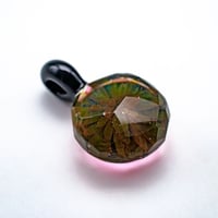 Image 2 of Gump Glass Faceted Fume Pendant