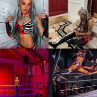 Blood and Bones Worn Wrestling Gear