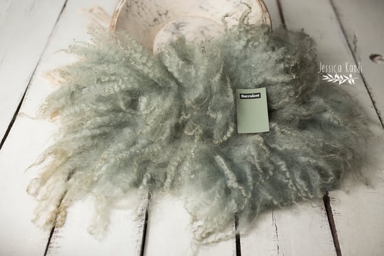 Image of Sage hand felted fur (B)