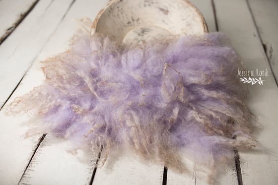 Image of Candied Violet hand felted fur