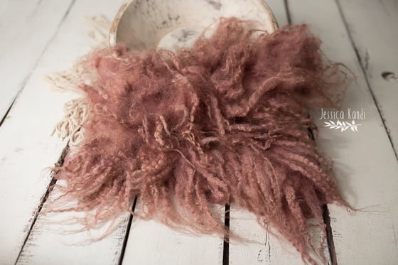 Image of Rose Berry hand felted fur