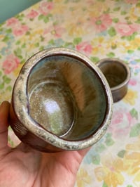 Image 4 of set of ruby sparkle hand built tumblers