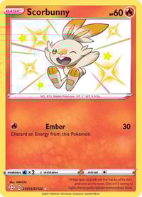 Scorbunny - Shining Fates: Shiny Vault Near Mint