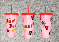 Image 2 of Color Changing Tumbler | Bad Bunny