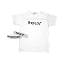 Image 1 of SHOULD HEAL MY SOUL TEE + WRISTBAND (pack)