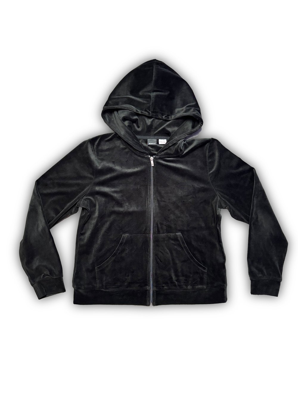 Image of Black Velour Jacket (L) - Antifa Couture (JA18)
