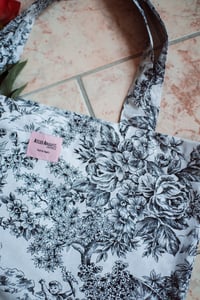 Image 7 of Tote bag [Toile de jouy noir]