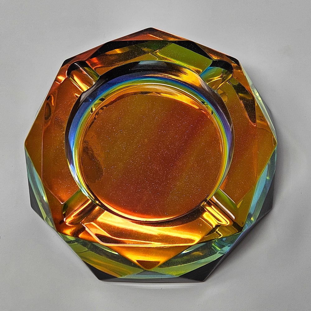 Image of Iridescent Ashtray: Black