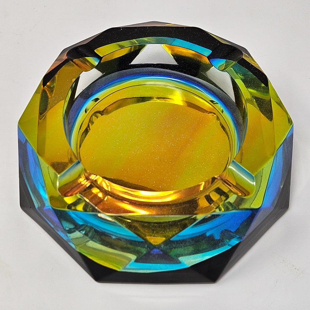 Image of Iridescent Ashtray: Black
