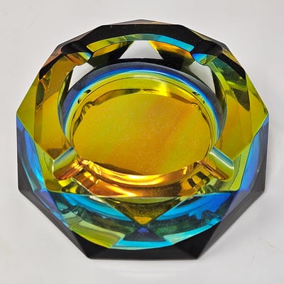 Image of Iridescent Ashtray: Black 