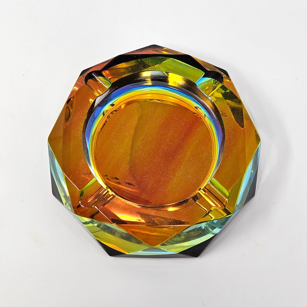Image of Iridescent Ashtray: Black