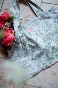 Image 5 of Tote bag [Toile de jouy vert]