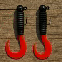Image 2 of Red-Tail Grub 5.5in (2pk)