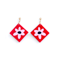 Image 1 of Flor roja y rosa