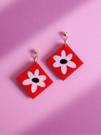 Image 2 of Flor roja y rosa