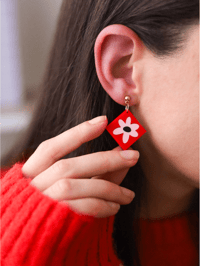 Image 3 of Flor roja y rosa