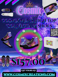 Image 1 of Cosmix Men’s High Top "Sol_Vecta_7" Shoes