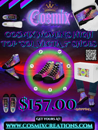 Image 1 of Cosmix Women’s High Top "Sol_Vecta_7" Shoes