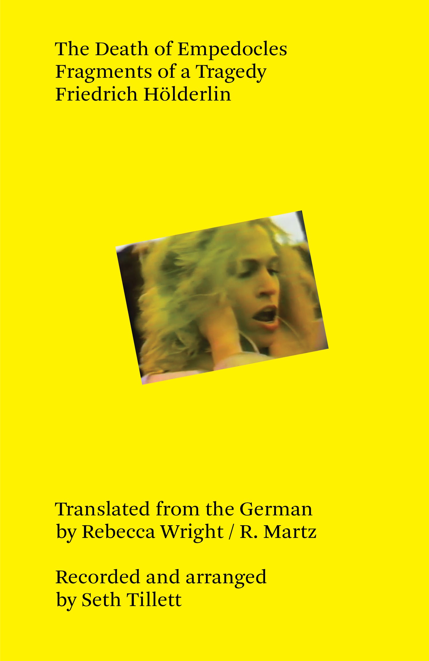 Preorder ‡ Friedrich Hölderlin, Der Tod des Empedocles / The Death of Empedocles