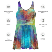 Image 4 of Electric Skater Dress
