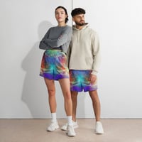Image 2 of Electric All-Over Print Unisex Athletic Long Shorts