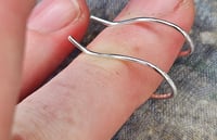 Image 9 of Sterling Silver & 9ct gold hook Earrings 