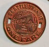 BEAUTIFUL & CHEAP! SEATTLE WORLD'S FAIR 1962 GEM BU TRANSIT TOKEN