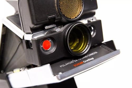Image of Tripod mount for Polaroid SX-70 Instant camera