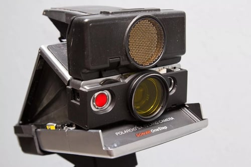 Image of Tripod mount for Polaroid SX-70 Instant camera
