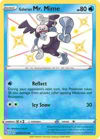 Galarian Mr. Mime - Shining Fates: Shiny Vault  Near Mint