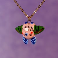 Green Winged Bat Necklace