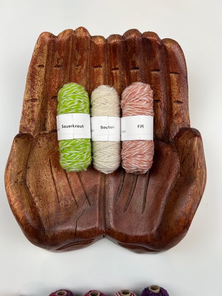 Image of Plied Fingering Weight  Embellishing Thread