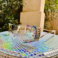 Image 4 of Galactic Prism Visor — Reflective Lens Crystal Shield Sunglasses