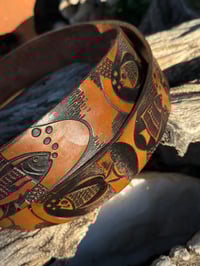 Image 2 of Original Tom Fugle Fish Leather Belt