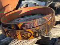 Image 3 of Original Tom Fugle Fish Leather Belt