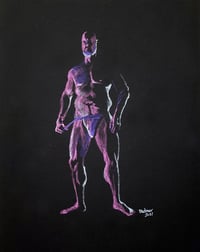 Purple Jock – Original Drawing