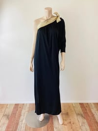 Image 2 of Vintage Bill Tice One Shoulder Caftan Dress