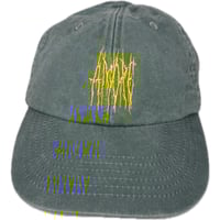 Image 2 of Amore Cap Yellow on Sage Green