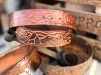 Image 3 of Original Tom Fugle Lovers & Sunset by Dave Mann Leather Belt