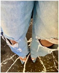 Image 3 of Denim on Denim Mules