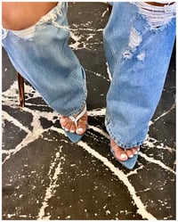 Image 2 of Denim on Denim Mules