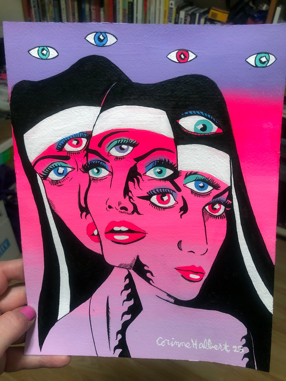 Acid Nun 2025 No. 1 Original Painting