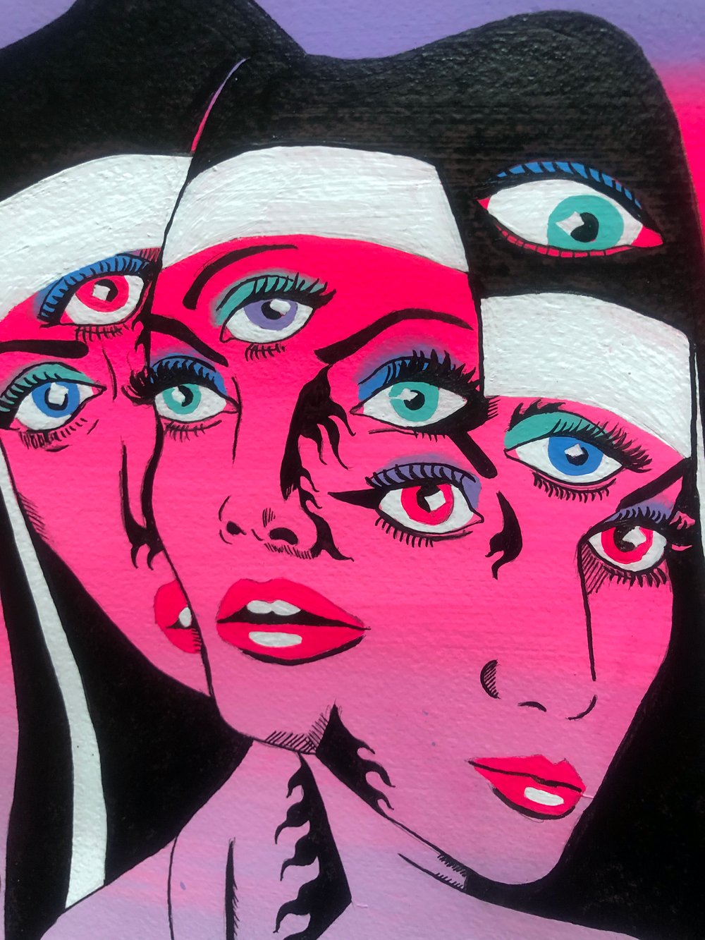 Acid Nun 2025 No. 1 Original Painting
