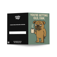 Image 4 of Wrinkles & Coffee - Greeting card
