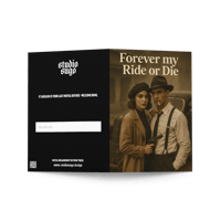 Image 4 of FOREVER MY RIDE OR DIE - Greeting card