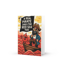 Image 2 of REAL PIRATE - Greeting card