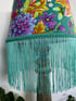 Aqua Flower Lamp Shade Image 3