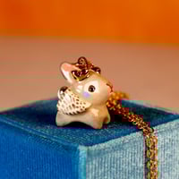 Gray Wolpertinger Necklace