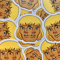 Image 1 of Three Eyed sticker, laptop stickers, vinyl stickers